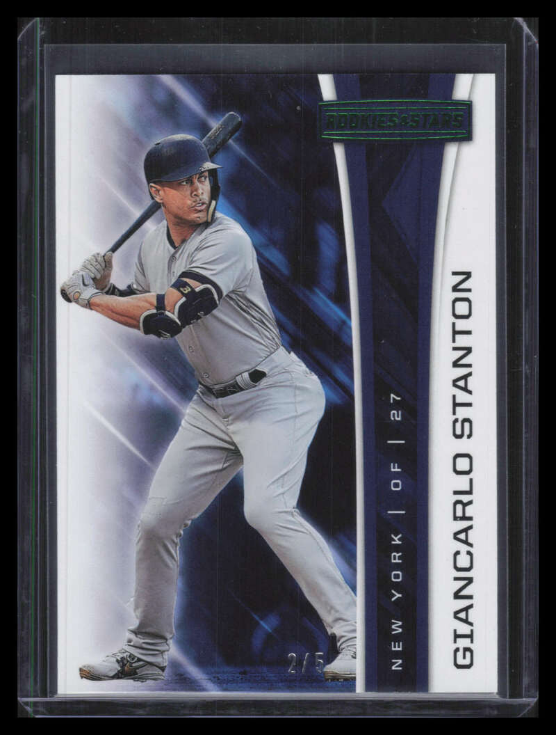 2018 Rookies and Stars Green 12 Giancarlo Stanton 2/5