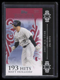 2008 Topps Moments and Milestones Red 125-193 Matt Holliday 1/1