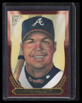 2018 Topps Gallery Hall of Fame Orange hof30 Chipper Jones 1/25