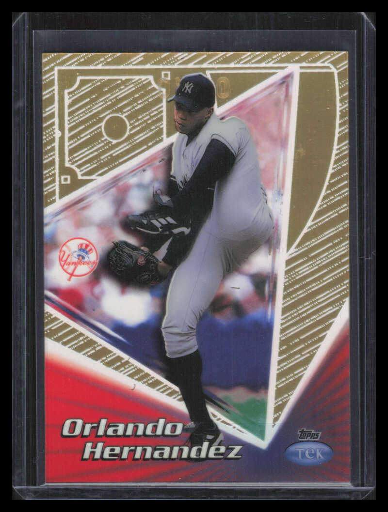1999 Topps Tek Gold Pattern 21 40b Orlando Hernandez Away 1/10