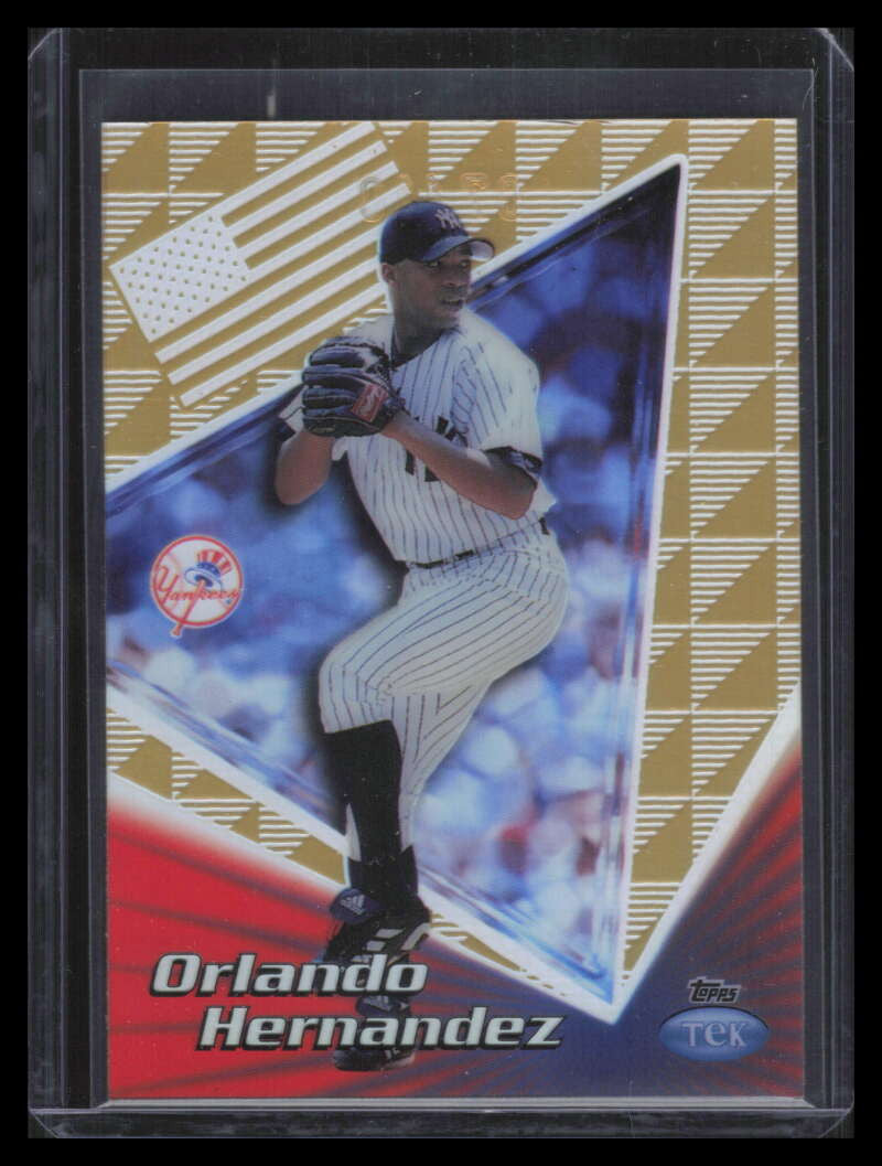 1999 Topps Tek Gold Pattern 1 40a Orlando Hernandez 7/10