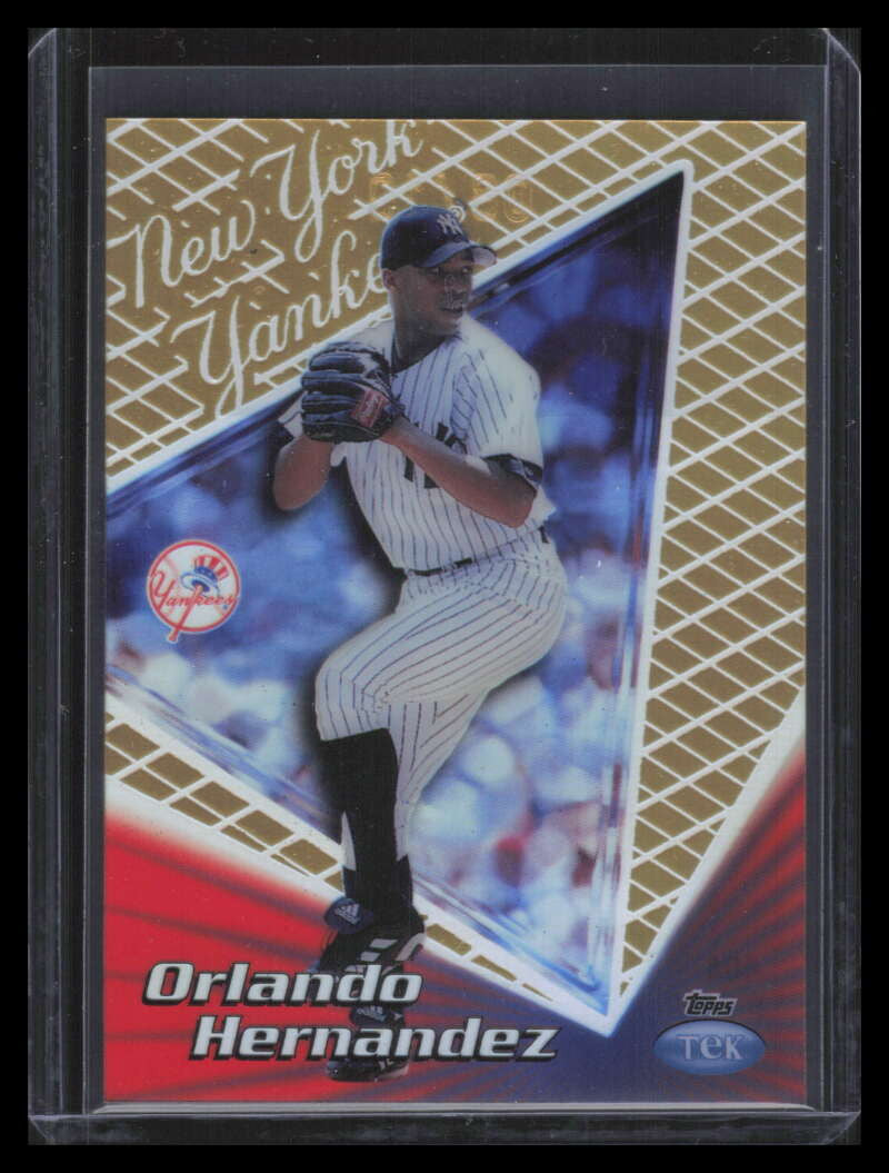 1999 Topps Tek Gold Pattern 4 40a Orlando Hernandez 8/10