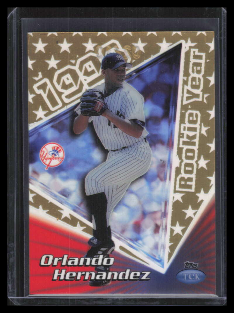1999 Topps Tek Gold Pattern 11 40a Orlando Hernandez 2/10