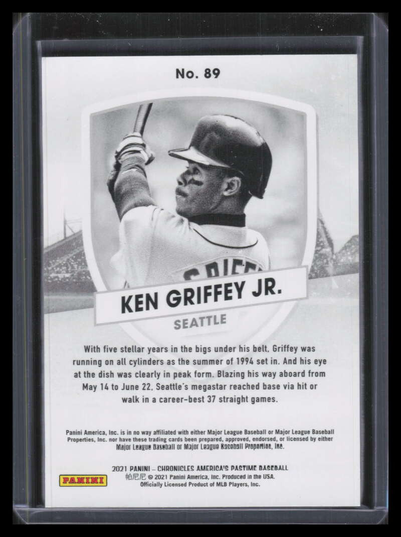 2021 Panini America's Pastime Holo Gold 89 Ken Griffey Jr. 32/49