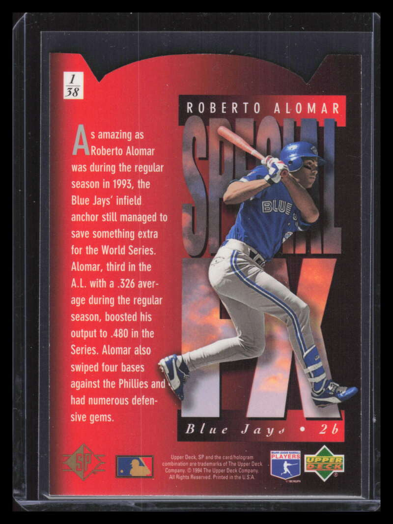 1994 SP Holoviews Die Cuts 1 Roberto Alomar
