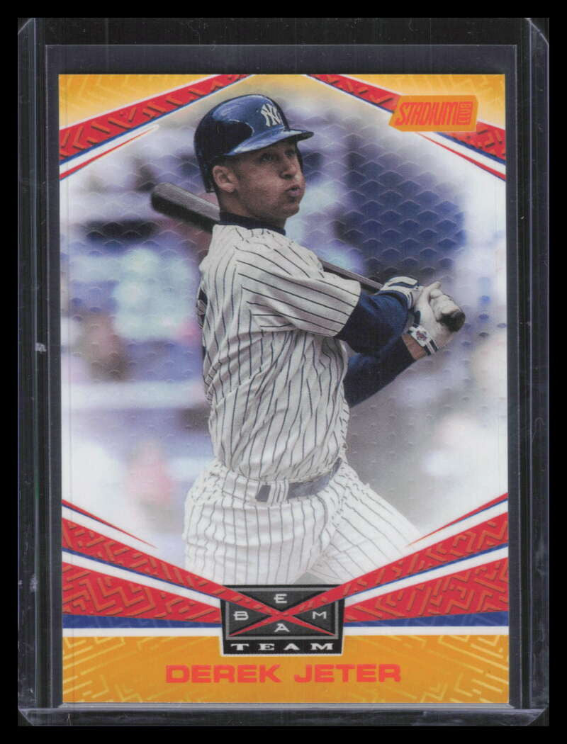 2019 Stadium Club Beam Team Orange bt2 Derek Jeter 8/50