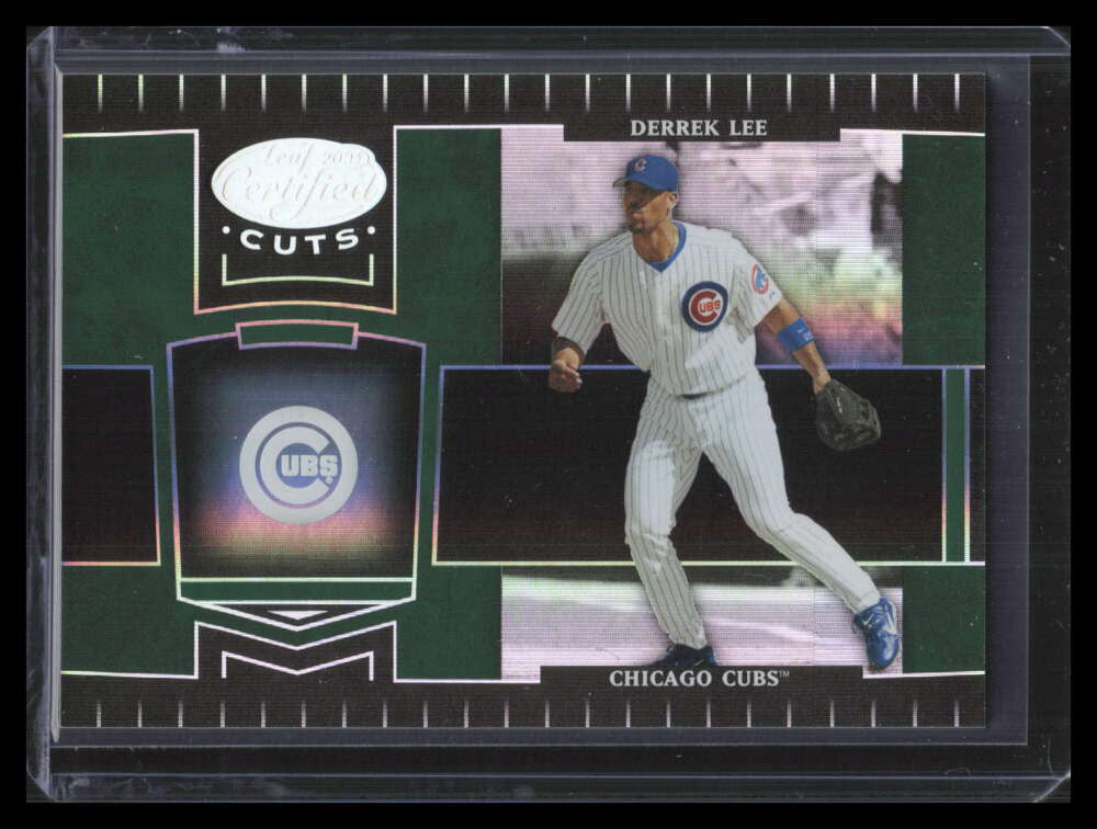2004 Leaf Certified Cuts Marble Emerald 43 Derrek Lee 3/5
