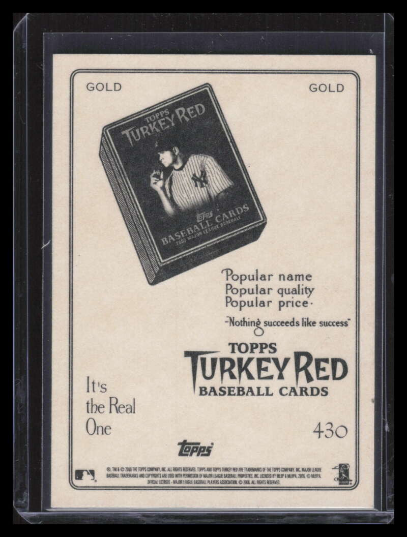 2006 Topps Turkey Red Gold 430b David Ortiz Twins