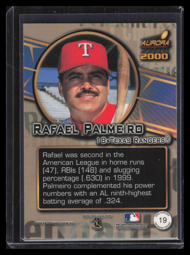 2000 Aurora Pennant Fever National Convention 19 Rafael Palmeiro 2/14