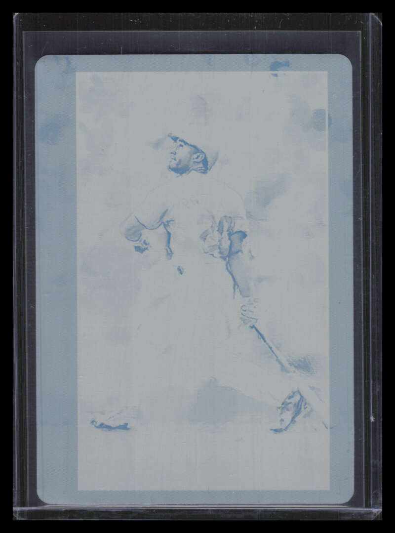 2005 Topps Gallery Printing Plate Cyan 134 Corey Patterson 1/1