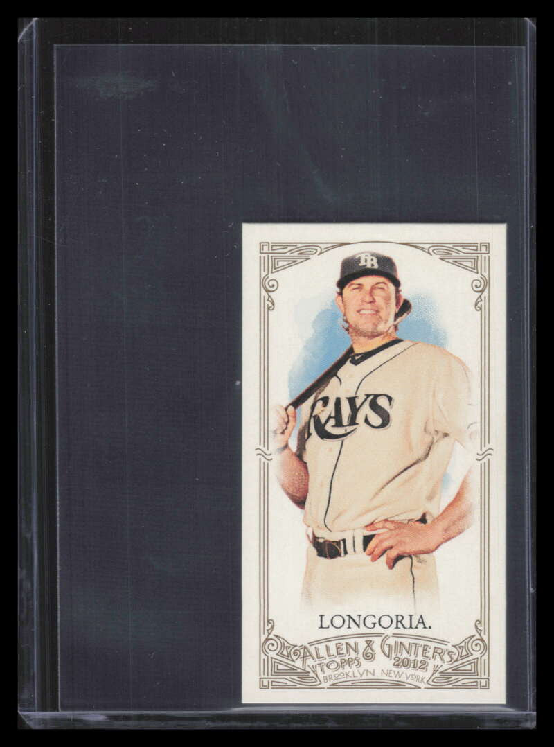 SOLD 163046 2012 Topps Allen and Ginter Mini A and G Red Back 230 Evan Longoria 3/25
