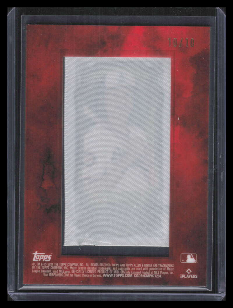 SOLD 163057 2024 Topps Allen and Ginter Mini Cloth 17 CJ Abrams 10/10
