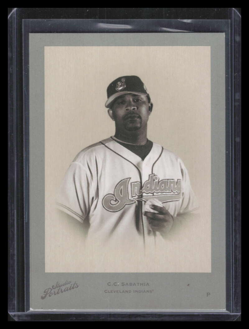 2005 Studio Portraits Estrellas White B/W 52 C. C. Sabathia 4/5