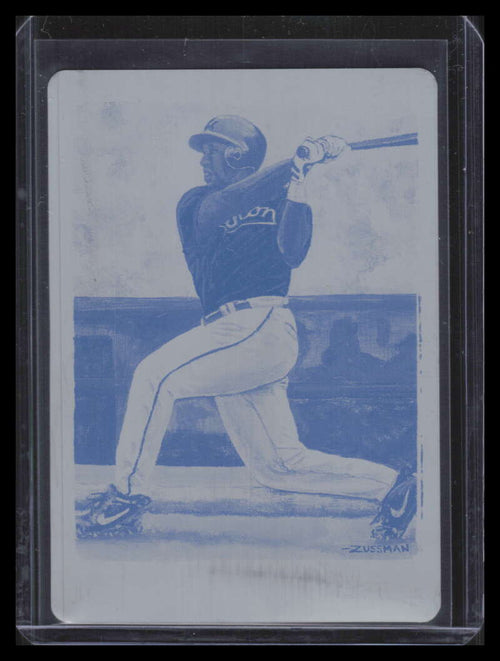 2002 Topps Gallery Press Printing Plate Cyan 39 Richard Hidalgo 1/1
