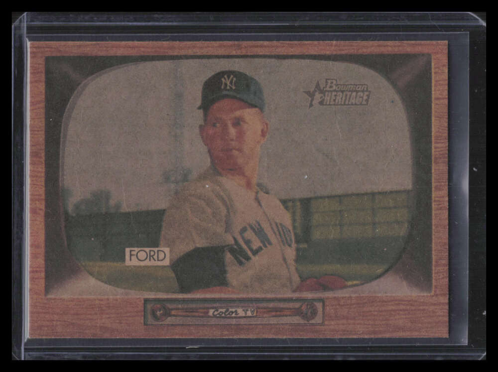 SOLD 163081 2004 Bowman Heritage Mahogany 59 Whitey Ford RET 11/25 Retired