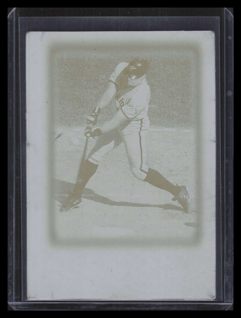 1999 Topps Gallery Press Printing Plate Yellow 82 Cliff Floyd 1/1