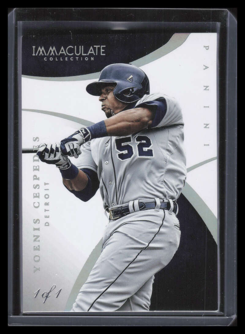 2015 Immaculate Collection Platinum 46 Yoenis Cespedes 1/1