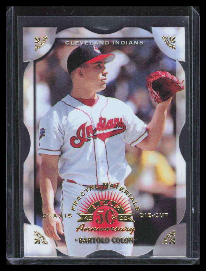1998 Leaf Fractal Materials z2 Axis 88 Bartolo Colon P 18/20
