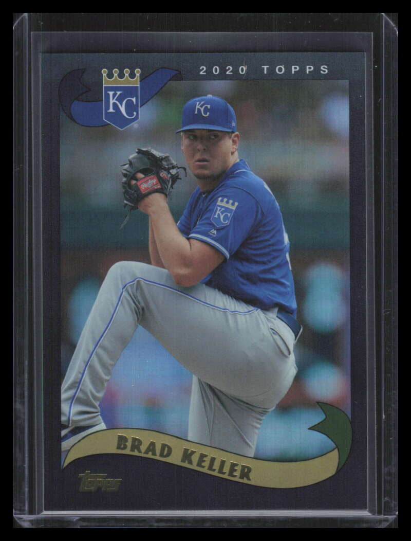SOLD 163124 2020 Topps Archives Mega Box Black Foil 223 Brad Keller 1/1