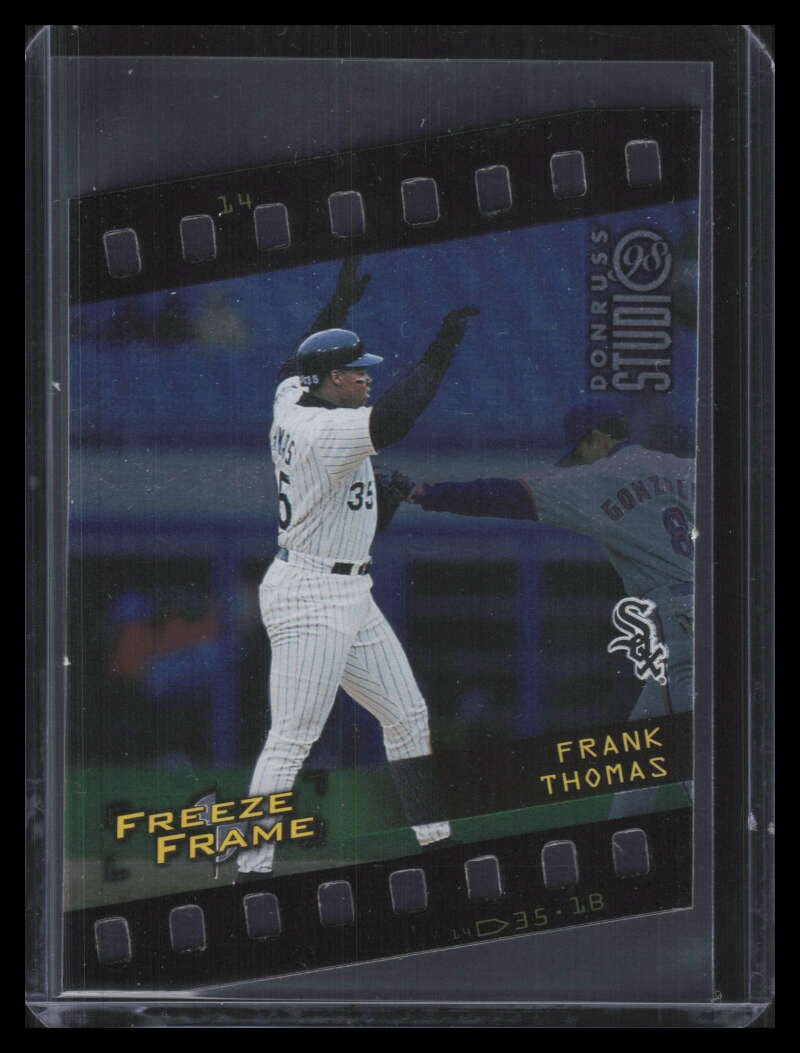 1998 Studio Freeze Frame Die Cuts 14 Frank Thomas 145/500