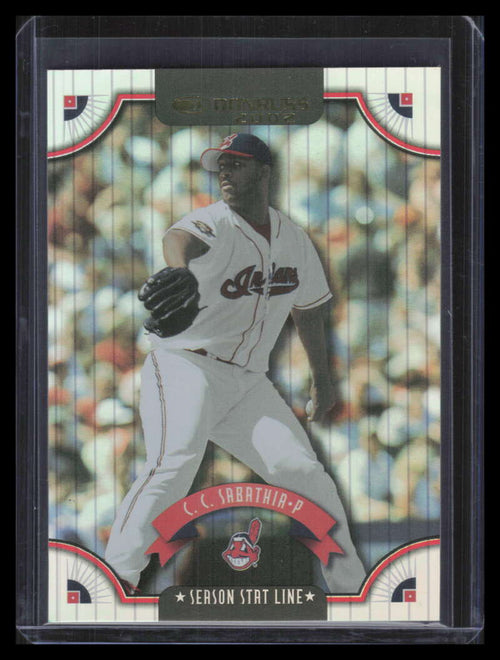2002 Donruss Stat Line Season 42 C. C. Sabathia 6/17