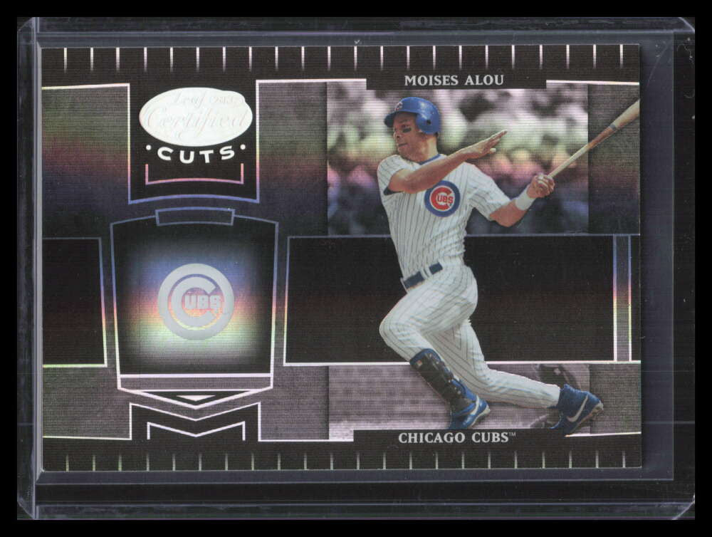 2004 Leaf Certified Cuts Marble Black 49 Moises Alou 1/1