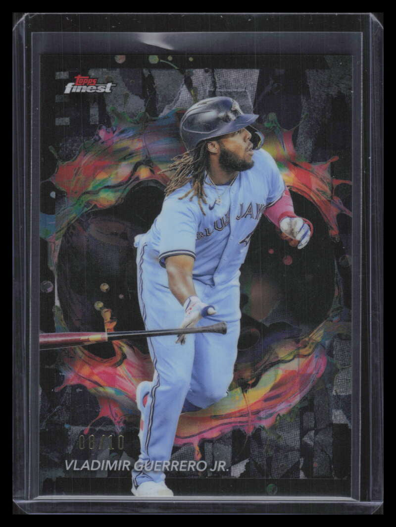 2024 Finest Black Refractor 281 Vladimir Guerrero Jr. 8/10 Rare