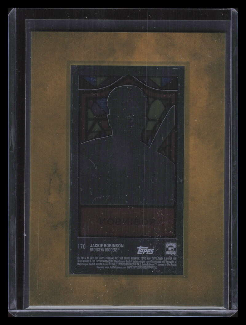 2024 Topps Allen and Ginter Mini Stained Glass 170 Jackie Robinson /25 ID: 163234