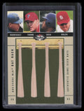 2003 Fleer Box Score Bat Rack Quads 5 Rolen Sosa Thome Rodriguez Quad Bat 27/50