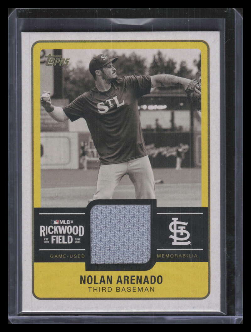 2025 Topps Rickwood Relics RWRNA Nolan Arenado Jersey