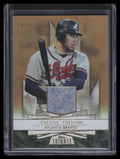 DELETE 163342 2014 Topps Tribute Forever Young Relics Sepia FYRFF Freddie Freeman Jersey 10/35