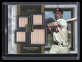 2020 Topps Museum Collection Primary Pieces Legends Eddie Mathews Quad Bat 9/10