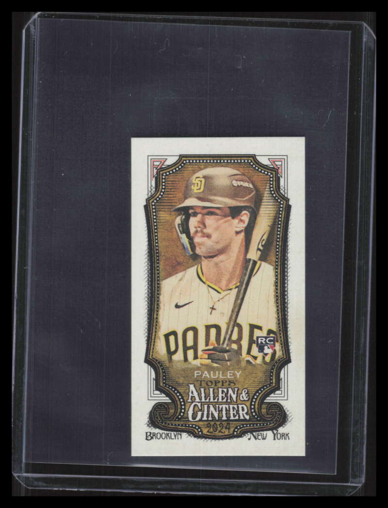 SOLD 163400 2024 Topps Allen and Ginter Mini Brooklyn Back 258 Graham Pauley Rookie 23/25