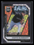 2021 Elite Extra Edition Black Die Cut 132 Chayce McDermott Rookie 1/1