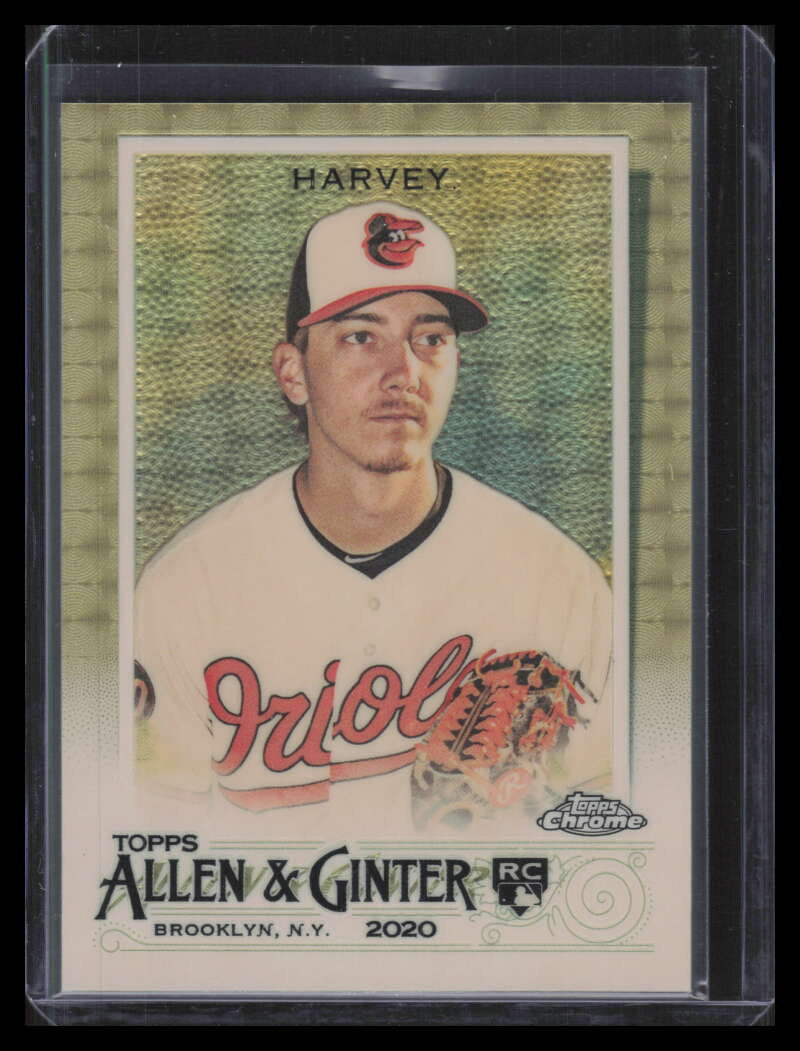 2020 Topps Allen and Ginter Chrome Superfractor 177 Hunter Harvey Rookie 1/1