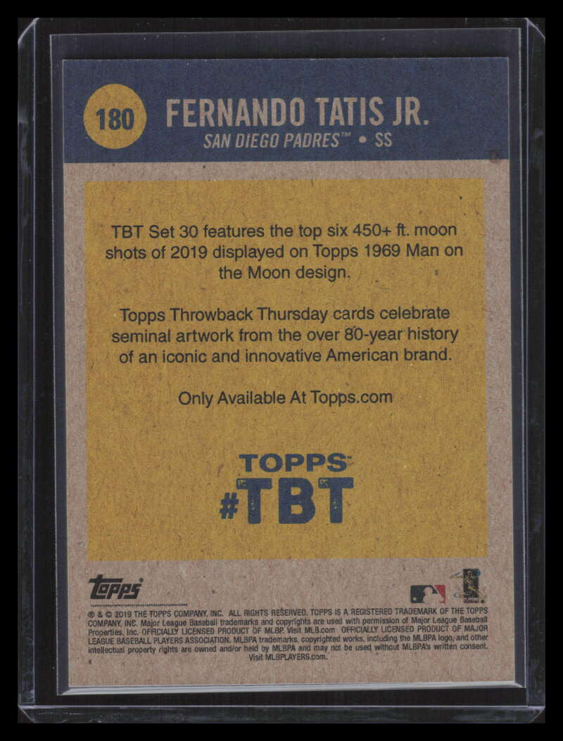 2019 Topps Throwback Thursday 180 Fernando Tatis Jr. Man on Moon Rookie /713 871