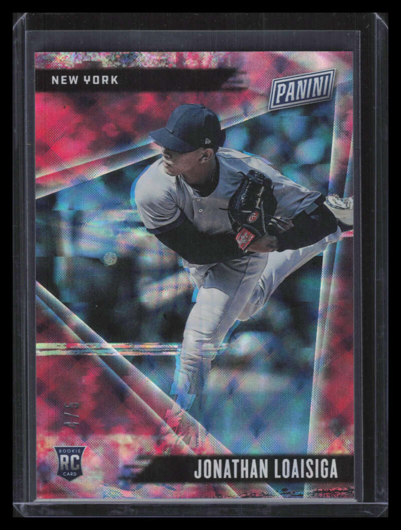 2019 Panini Father's Day Future Frames 57 Jonathan Loaisiga Rookie 4/5