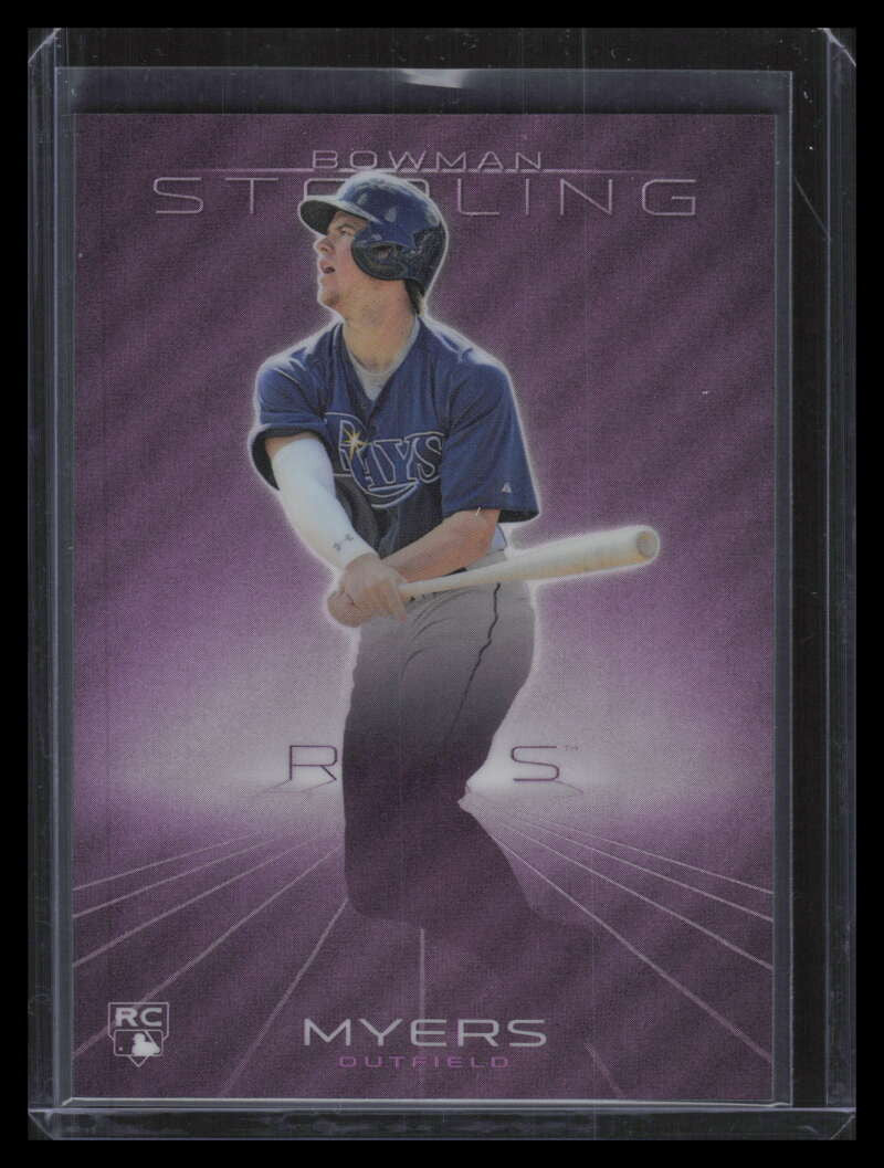 2013 Bowman Sterling Purple Refractor 35 Wil Myers Rookie 10/10