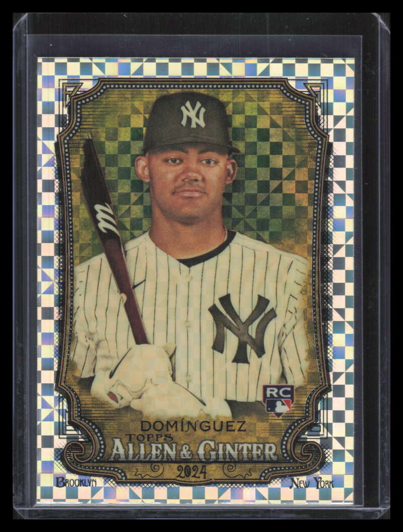 2024 Topps Allen and Ginter Chrome X-Fractor 31 Jasson Dominguez Rookie