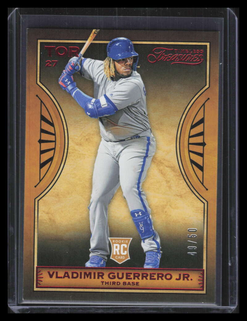 2019 Timeless Treasures Red 19 Vladimir Guerrero Jr. Rookie 49/50