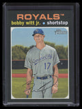 SOLD 163559 2020 Topps Heritage Minors 202 Bobby Witt Jr. Rookie SP