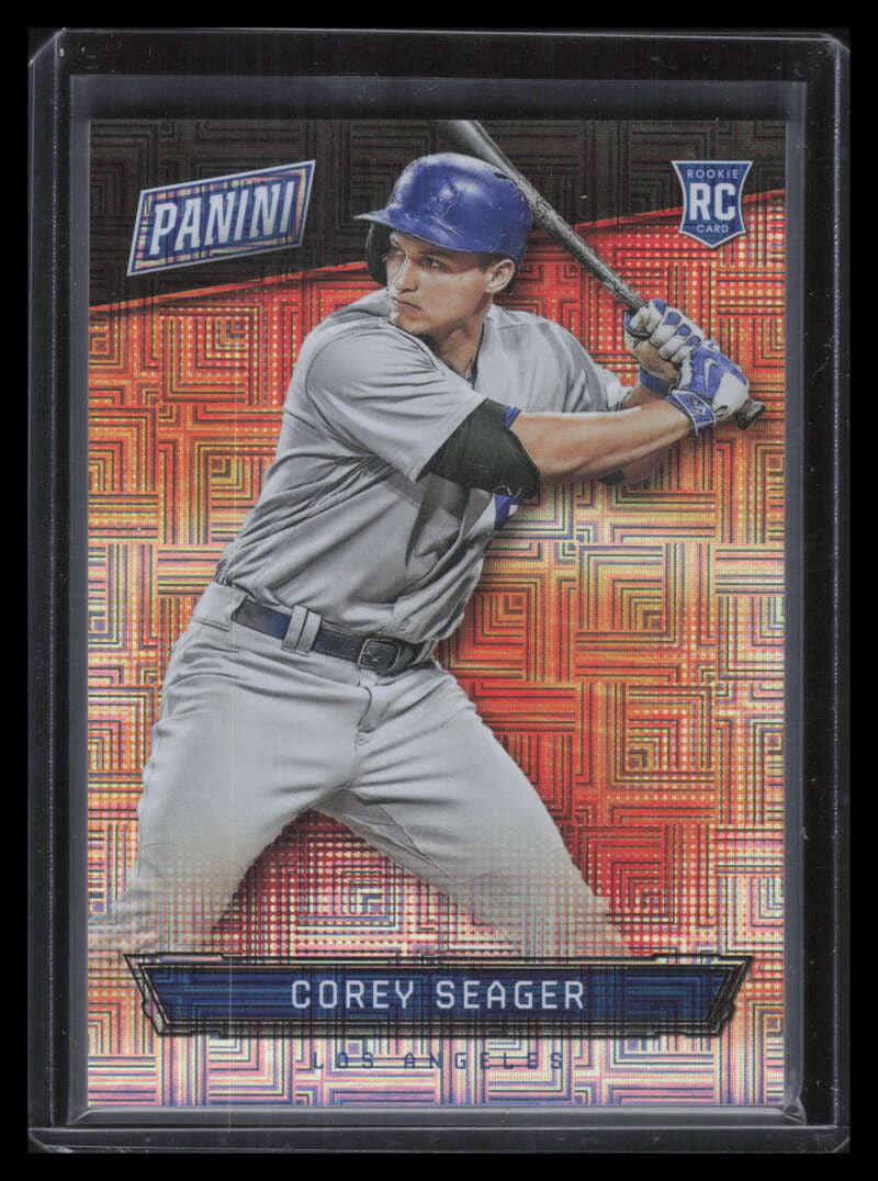 2016 Panini National Convention Decoy Escher Squares 69 Corey Seager Rookie 6/10