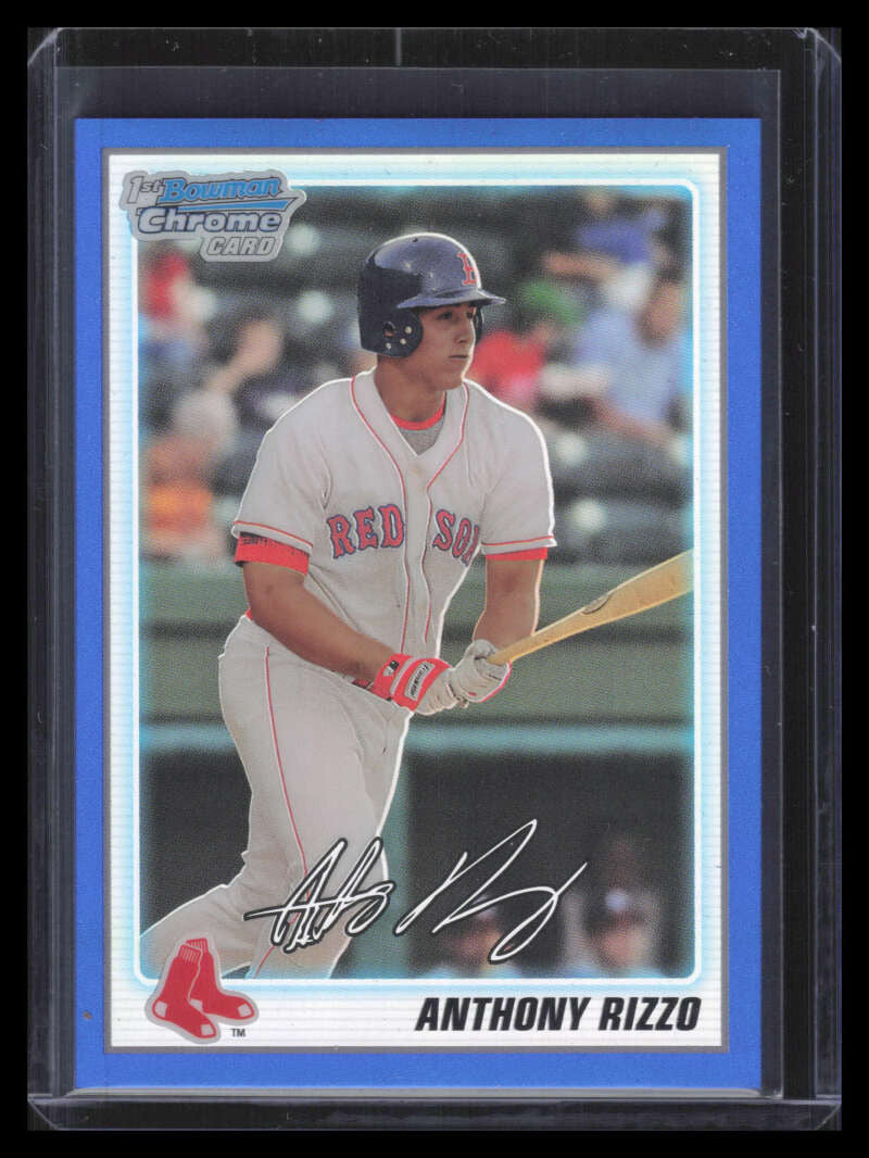 SOLD 163602 2010 Bowman Chrome Prospects Blue Refractor bcp101a Anthony Rizzo Rookie 245/250
