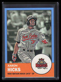 2012 Topps Heritage Minors Blue 24 Aaron Hicks Rookie 1/1