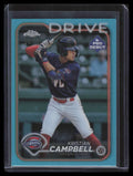 2024 Topps Pro Debut Chrome Aqua Refractor pdc7 Kristian Campbell Rookie 20/75