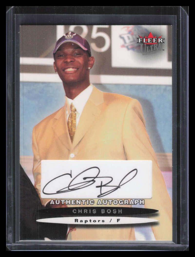 2003-04 Ultra Signature 4 Chris Bosh Rookie Auto 245/350
