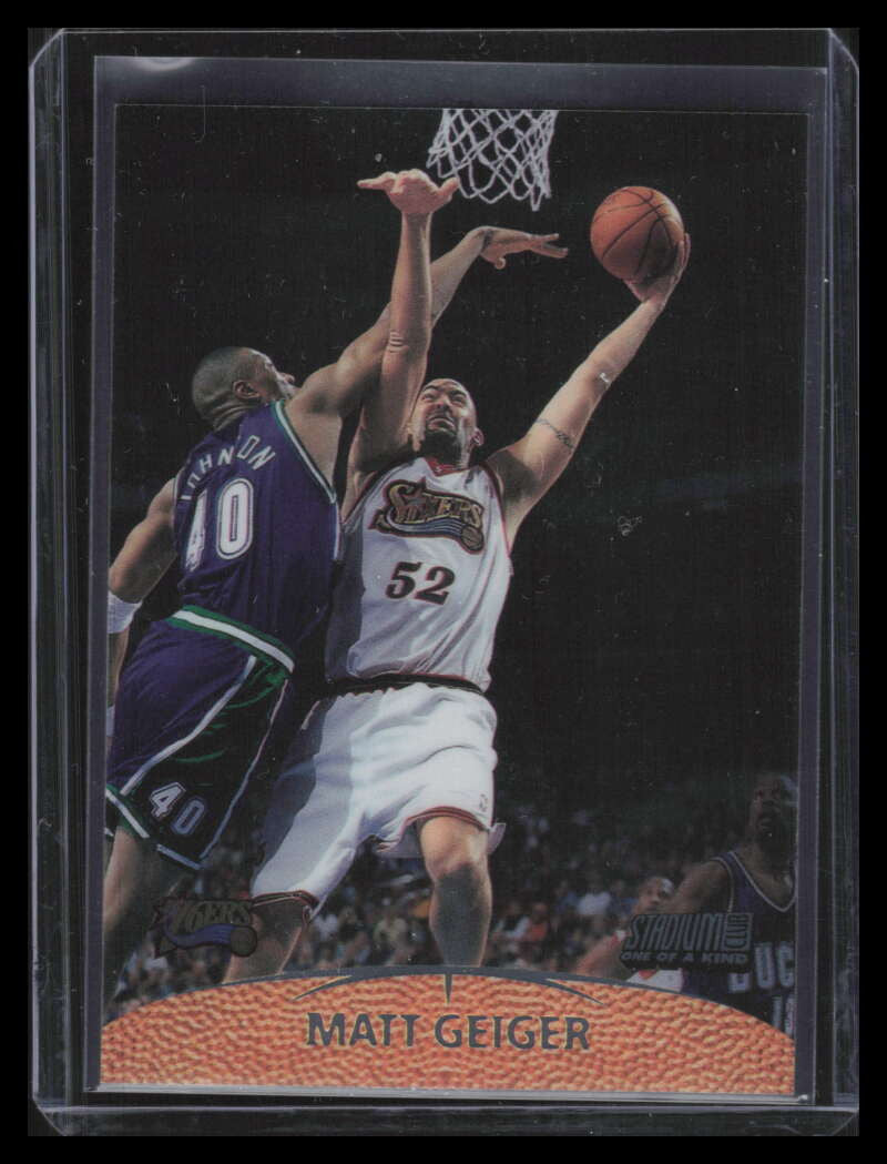 1999-00 Stadium Club One of a Kind 80 Matt Geiger 43/150
