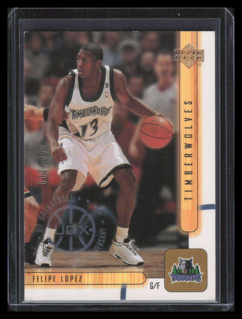 2001-02 Upper Deck UDX 102 Felipe Lopez 8/100