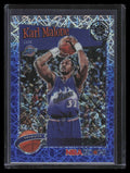 2019-20 Hoops Premium Stock Prizms Blue Lazer 286 Karl Malone 48/99