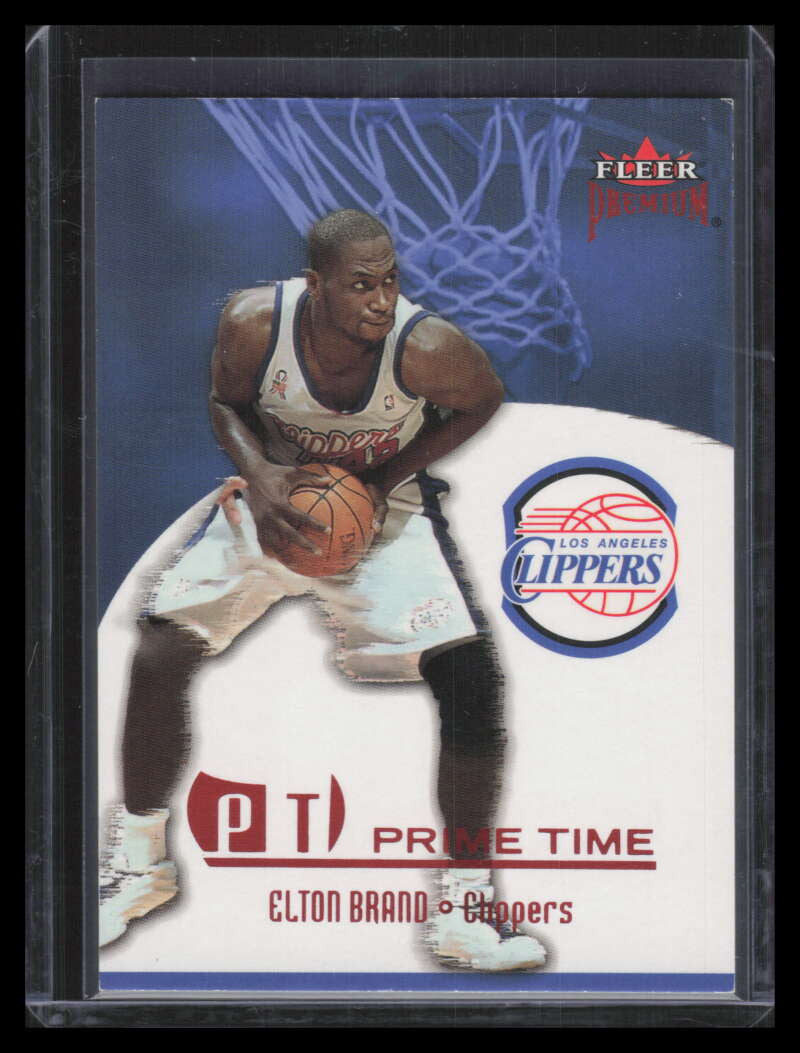 2002-03 Fleer Premium Prime Time Ruby 7 Elton Brand 76/100